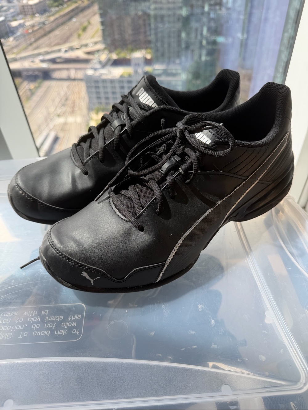 Puma - Super Levitate Black Aged Silver Sneakers - Men’s Size 12